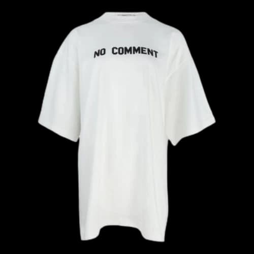Balenciaga No Comment T-Shirt 'White' (Women's)