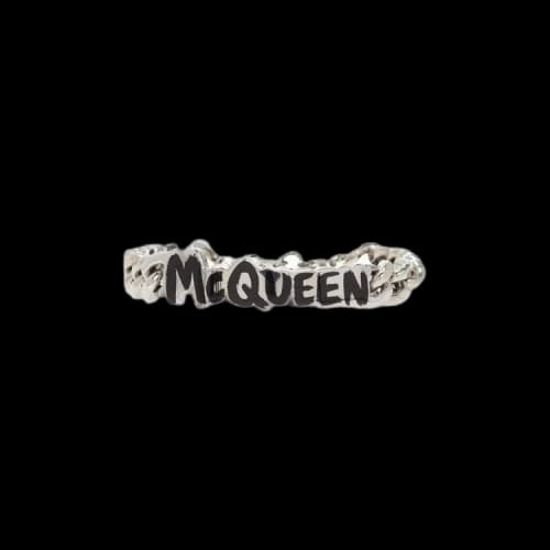 Alexander McQueen Graffiti Bracelet 'Black'