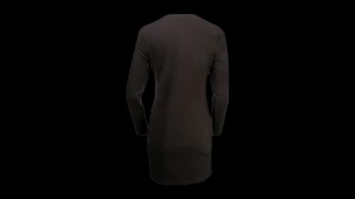 Puma Her Long Sleeve Trim Dress Black