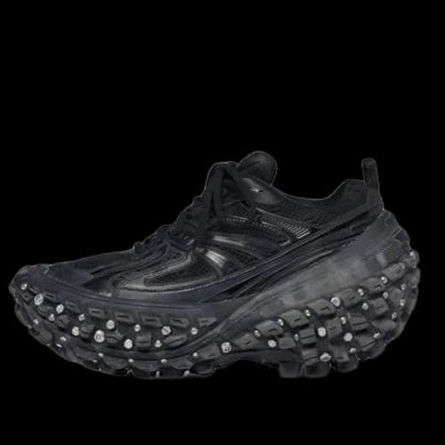Balenciaga Bouncer Defender Screw Sneakers 'Worn Out Black'