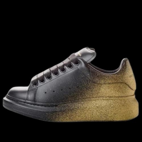 Alexander McQueen Oversized Sneakers 'Black Gold' (Women's)