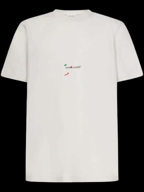 Saint Laurent Rive Gauche T-Shirt Pierre/Multicolor