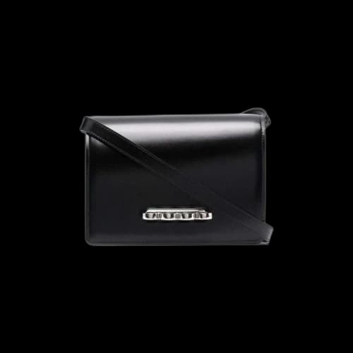 Alexander Mcqueen Four Ring Satchel 'Black'