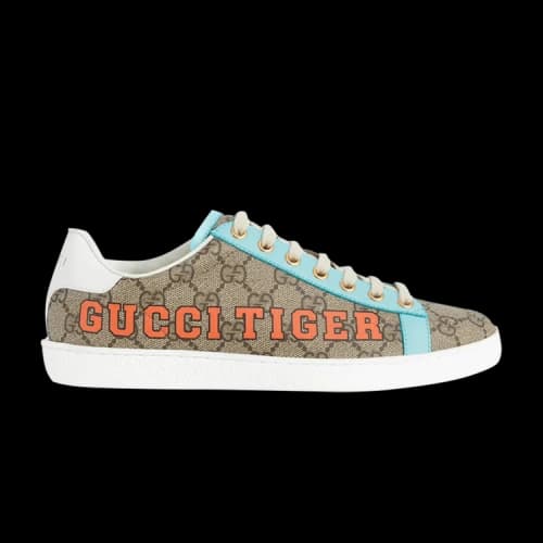 Gucci Ace GG Supreme 'Gucci Tiger Print' (Women's)