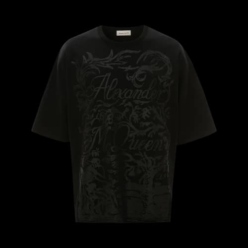 Alexander McQueen Skeleton Print T-Shirt 'Black'