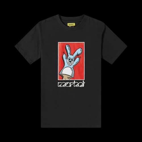 Market Bunny Puppet Puff Tee 'Black'