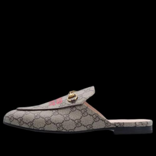 GUCCI Princetown Slipper 'Gucci Tiger - Beige Ebony' (Women's)