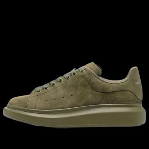 Alexander McQueen Oversized Sneaker 'Moss Green Suede'