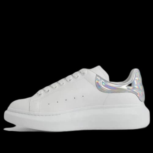 Alexander McQueen Oversized Low-Top Sneakers 'White Silver'