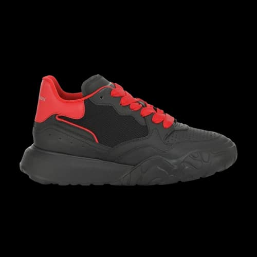 Alexander McQueen Court Trainer 'Black Lust Red'