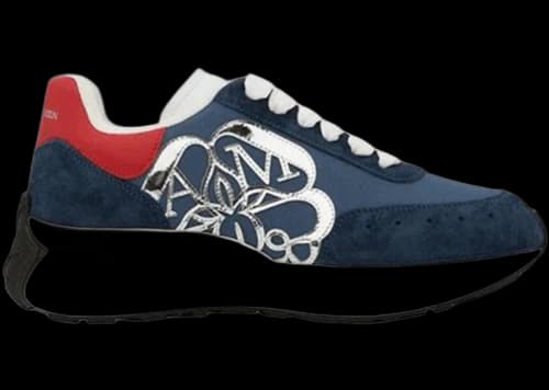 Alexander McQueen Sprint Runner Navy Red