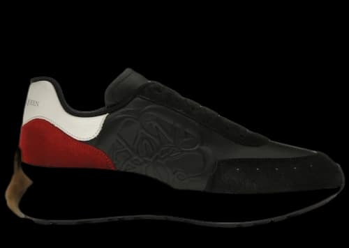 Alexander McQueen Sprint Runner Black White Red