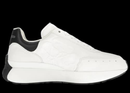 Alexander McQueen Sprint Runner White Black