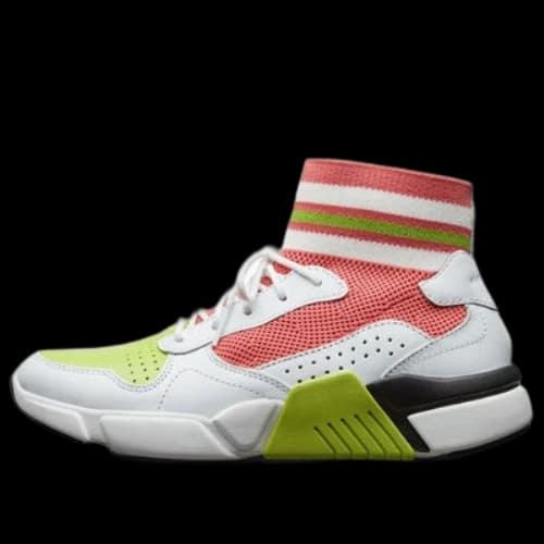 Skechers Block Pink/White/Green (Women's)