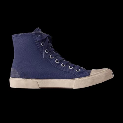 Balenciaga Paris High 'Destroyed - Indigo'
