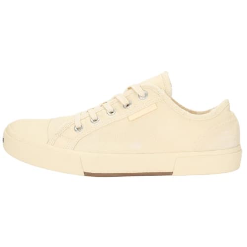 Balenciaga Paris Low Top Sneakers 'White Destroyed Cotton and White Rubber'