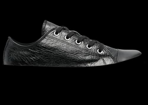 Balenciaga Paris Low Top Leather Sneaker Black
