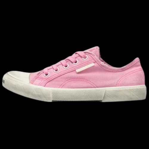 Balenciaga Paris Low Top Sneakers 'Washed Pink Cotton and White Rubber' (Women's)