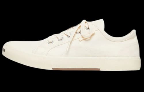 Balenciaga Paris Low Top Sneakers 'White Destroyed Cotton and White Rubber' (Women's)