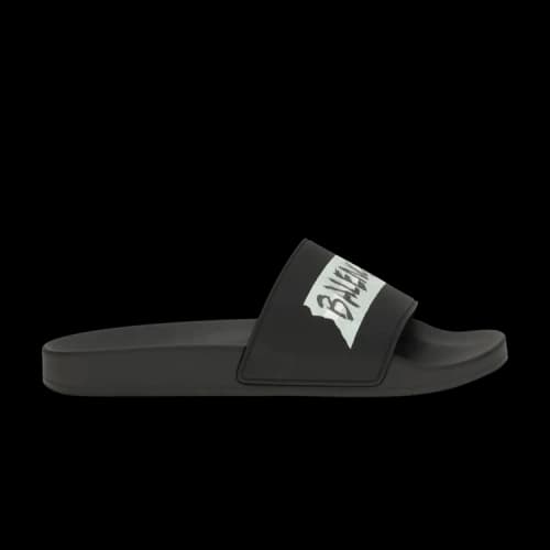Balenciaga Pool Slide 'Black White