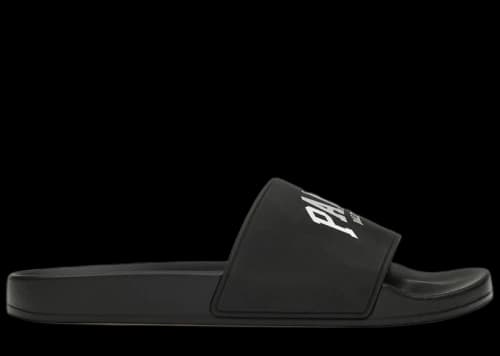 Balenciaga City Pool Slide Paris Black