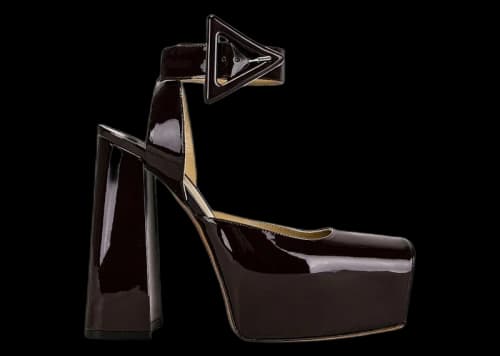Bottega Veneta Platform Tower Pumps Brown (Women's)