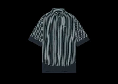 Balenciaga Mens BB Icon Layered Shirt Black