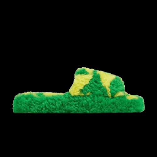 Bottega Veneta Resort Teddy Slide 'Kiwi Parakeet' (Women's)