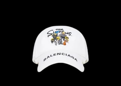 Balenciaga x The Simpsons Cap White