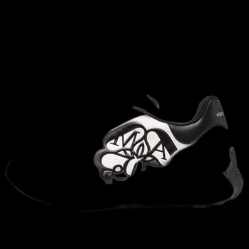 Alexander McQueen Sprint Runner Lace-Up Sneakers 'White Black' (Women's)