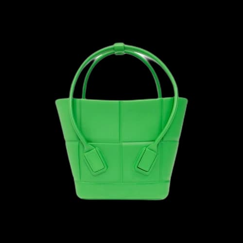 Bottega Veneta Matte Rubber Tote 'Grass'