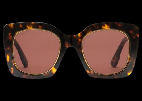 Gucci Oversize Square Frame Sunglasses Tortoiseshell (691318 J0740 2323)