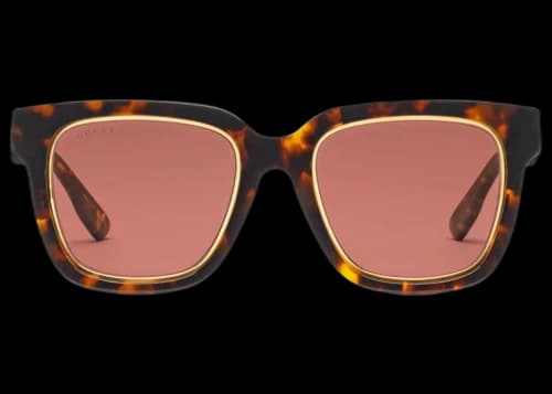 Gucci Low Nose Bridge Fit Square Sunglasses Tortoiseshell (691331 J0740 2323)