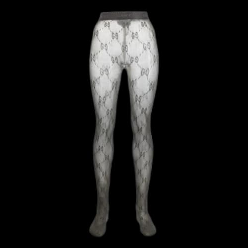 Gucci Monogram Tights 'Grey' (Women's)