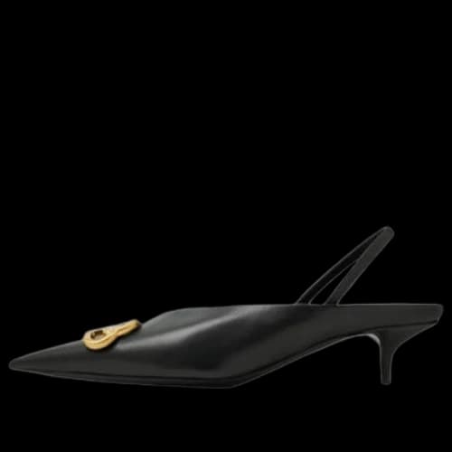 Balenciaga BB Square Knife Slingback pumps 'Black' (Women's)