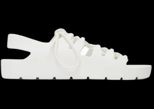 Bottega Veneta Jelly Sandal White