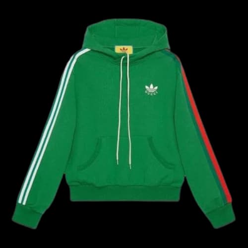 Gucci x adidas Cotton Hoodies 'Green'