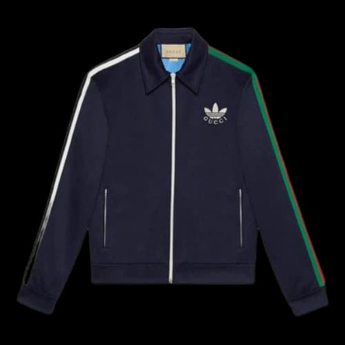 Gucci x adidas Zip Jacket 'Navy Blue'