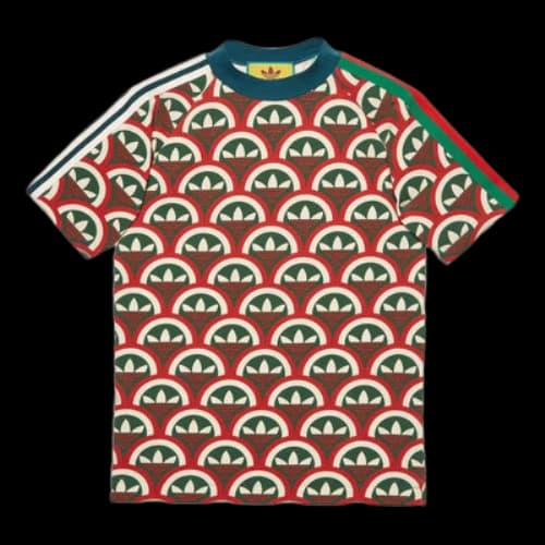 Gucci x adidas Trefoil T-shirt 'Red Green'