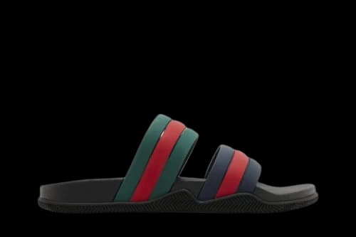 Gucci Agrado GRG Rubber Slide 'Black'