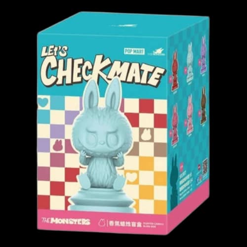 Pop Mart The Monsters Labubu Let's Checkmate Scented Candle Sealed Case (1 Blind Box)