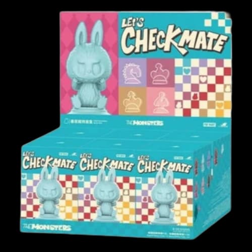 Pop Mart The Monsters Labubu Let's Checkmate Scented Candle Sealed Case (6 Blind Boxes)
