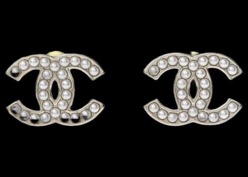 Chanel Pearl CC 2021 Earrings Gold