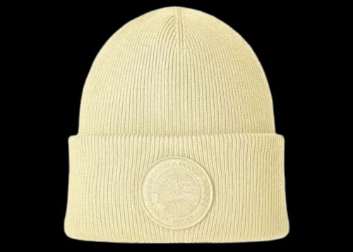 Canada Goose Arctic Toque Garment Dye Beanie Light Yellow
