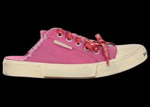 Balenciaga Paris Mule Distressed Magenta Red (Women's)