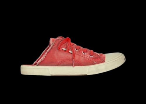 Balenciaga Paris Mule Red