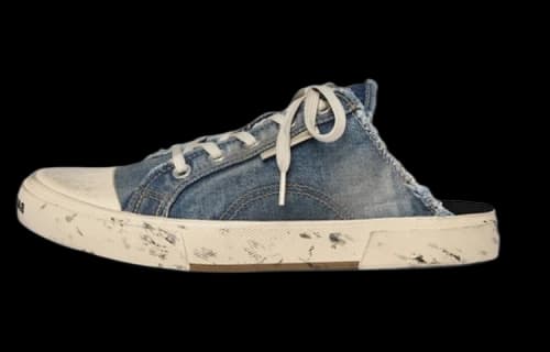 Balenciaga Paris Mule in 'Blue'