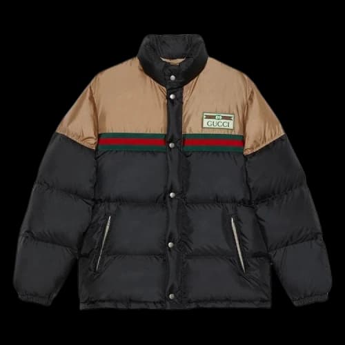 Gucci Satin Padded Jacket 'Bronze'