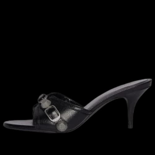 Balenciaga Cagole Sandals 'Leather Black' (Women's)