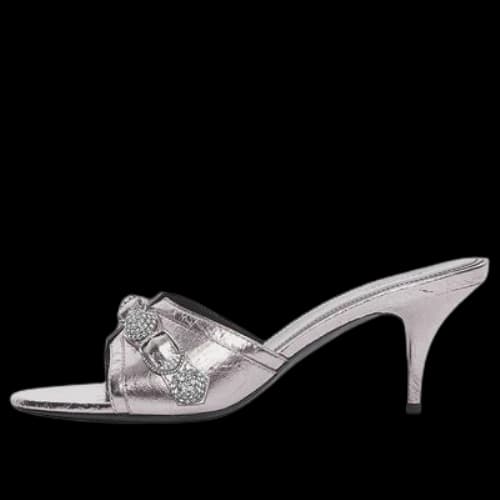 Balenciaga Cagole 70 Sandals 'Silver' (Women's)